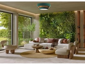 Lustr TRINITI 2xE27/60W/230V verde/auriu