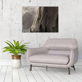 Tablou pe sticlă din valea Yosemite parcul național, SUA (70x50 cm)