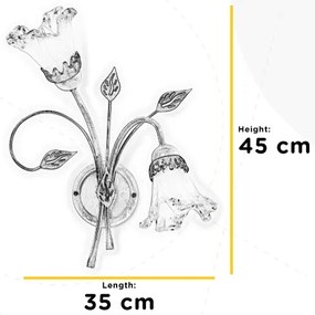 Aplică ONLI LANCIA 2xE14/6W/230V