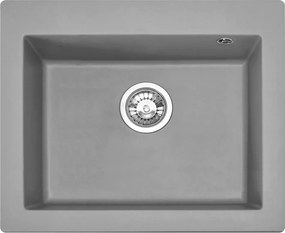 Chiuveta compozit Rea West XL gri 50x60 cm