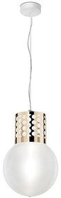 Lustra design Glam Retro realizata manual Atmosfera Gold