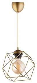 Lustră aurie cu abajur din metal – Opviq lights