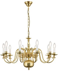 Candelabru 10 brate design clasic FLAMISCH, alama lucioasa