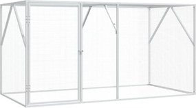 vidaXL Cușcă pentru păsări Antracit 208 x 102 x 108 cm Oțel Galvanizat