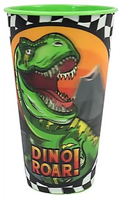 Dinozaur Roar Pahar plastic cu efect 3D 480 ml