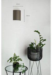 Brilagi - Lampa de perete SEMI 1xE27/15W/230V, Ø 20 cm, maro