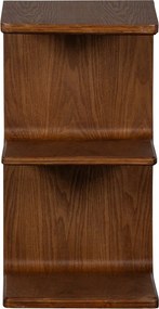 Măsuță auxiliară cu aspect de lemn de nuc 32x40 cm Frey – WOOOD