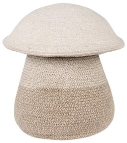 Coș de jucării pentru copii bej din material textil ø 33x38 cm Mama Mushroom – Lorena Canals