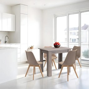 Set de masă Amina 4+1 bej-stejar York