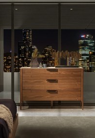 Comoda cu trei sertare, design elegant Glayds AC-CP1806-C