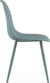 Reducere Scaun de dining OSAKA plastic, petrol, II calitate