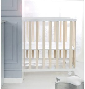 Țarc pentru copii alb-natural 100x75 cm – Roba