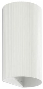 Aplică FARO 40542 SOLE 2xGU10/8W/230V alb canelat rotund