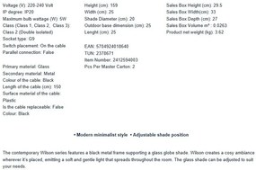 Lampadar modern minimalist design scandinav Wilson