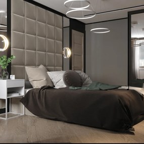 Lustra LED design modern 40cm GIRO alba
