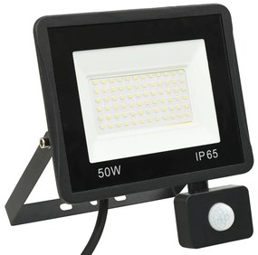 Proiector LED cu senzor, 50 W, alb cald Alb cald, 1, 50 w, 1