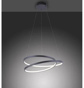 Lustră LED dimabilă pe cablu ROMAN LED/30W/230V neagră Paul Neuhaus 2472-18