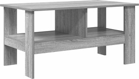 vidaXL Masă de cafea Gri Sonoma 90 x 50 x 45 cm Lemn compozit