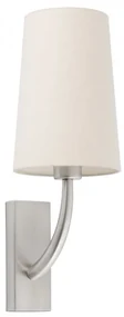 Aplica de perete eleganta design clasic REM nickel/bej
