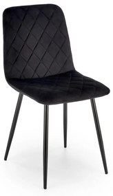 Scaun K525 velvet negru