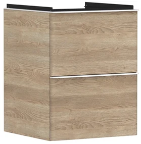 Hansgrohe Xelu Q dulap 48x49.5x60.5 cm sub chiuveta pe perete alb-stejar 54021700