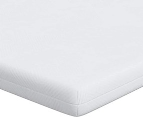 vidaXL Suport pentru saltea Alb 140 x 190 cm Material Jacquard