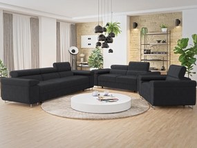 Set canapea fotoliu 3+2+1 Terazuro 3+2+1 S (Gri închis) . 1105846