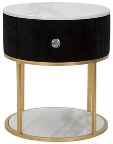 Noptieră negru-auriu Montpellier – Mauro Ferretti