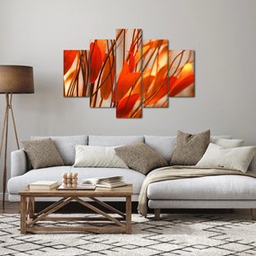 Tablou - Frunze înflorite (150x105 cm)