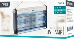 Lampa uv anti insecte 2 x 15w teesa