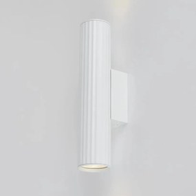 Aplica minimalista din aluminiu canelat Anna Wall 2 alb