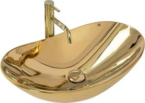 Lavoar pe blat Rea Royal auriu 60 cm