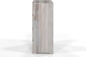 Comodă lemn masiv TerraCraft Stejar 3 Sertare, 80 × 45 × 108 cm - Stejar auriu