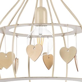 Lustră pe cablu ONLI LEONILDE 1xE27/15W/230V bej