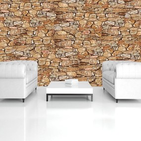 Fototapet - Stone Wall Rock (254x184 cm)