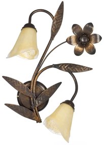 Aplică ONLI ALGA 2xE14/6W/230V bronz