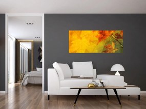 Tablou - Frunze de toamnă (120x50 cm)