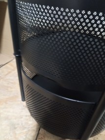 OFERTA Raft rotativ pe roti ROUND SZ33 cu 5 cosuri, negru II. calitate