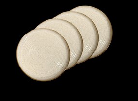 Set 4 Farfurii Desert Nordic Crem 20 cm