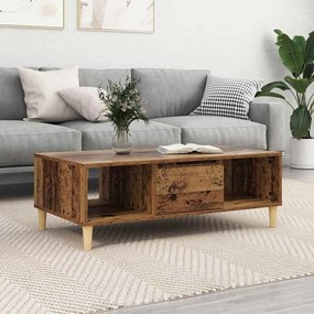 vidaXL Masă de cafea Lemn vechi 103.5 x 60 x 35 cm Lemn compozit