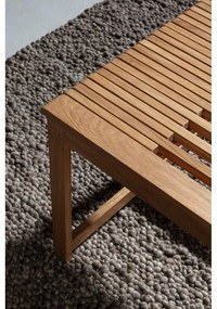 Măsuță de cafea în culoare naturală din lemn de stejar 60x70 cm Unai – MOME