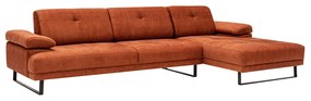Canapea de colț Mustang Small Right Orange