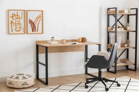 Birou Deha Black and Sapphire Oak