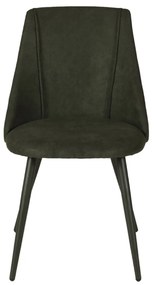 Scaun textil verde inchis Glovy