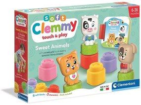 Animale Clemmy set de joc moale Clementoni