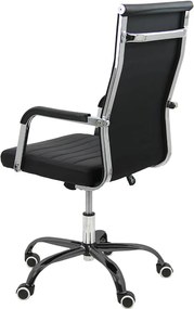 RESIGILAT - Scaune birou din piele ecologica si sistem balans OFF 319 negru