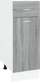 vidaXL Dulap inferior cu sertar “Lyon” gri sonoma 30x46x81,5cm