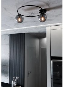 Plafonieră SOPRA 2xE14/10W/230V negru