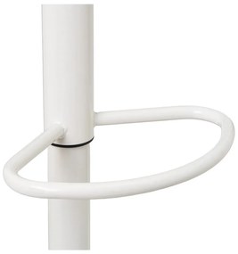 Scaune de bar albe cu înălțime ajustabilă 2 buc. din imitație de piele (înălțime șezut 56,5 cm) – Casa Selección