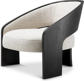 Fotoliu LUX Furnir Stejar Gri Carbune, Zephira